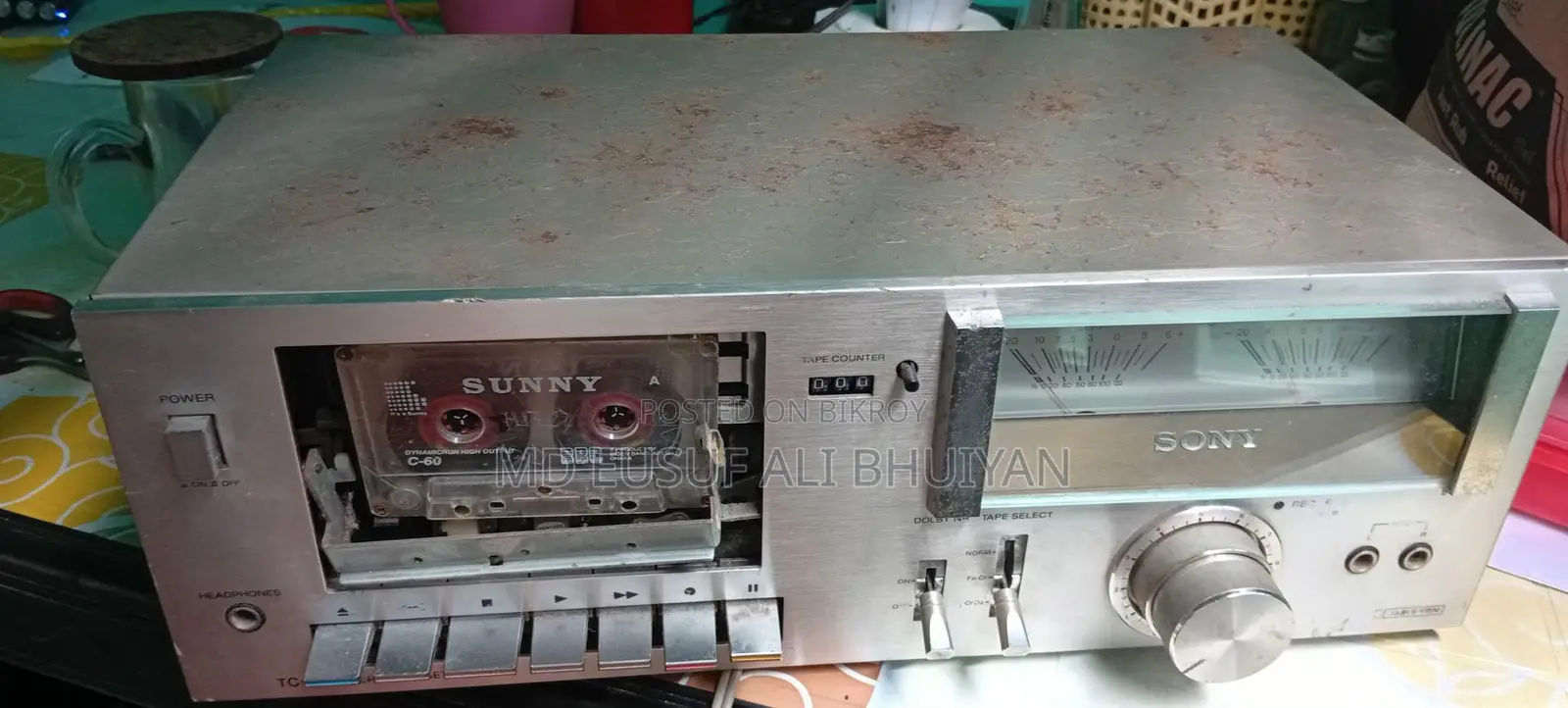 Sony Stereo Cassette Deck. Model No Tc-u2. Made in Korea