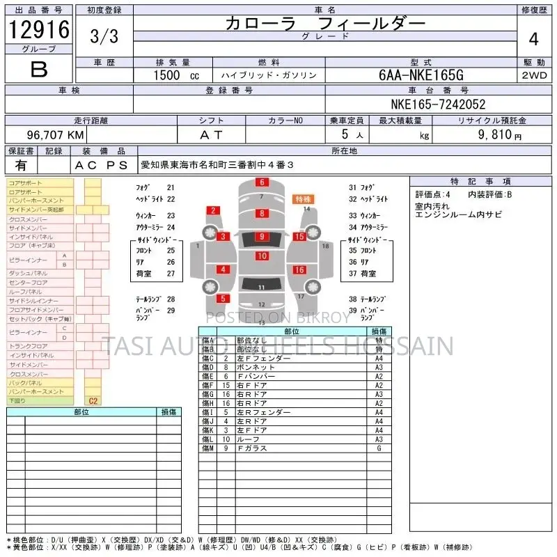 Toyota Fielder EX PUSH SAFETY SENSE 2021