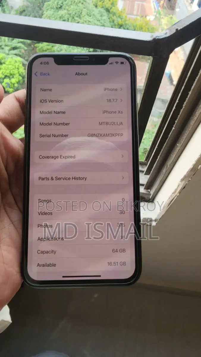 Apple iPhone XS 64 (Used)