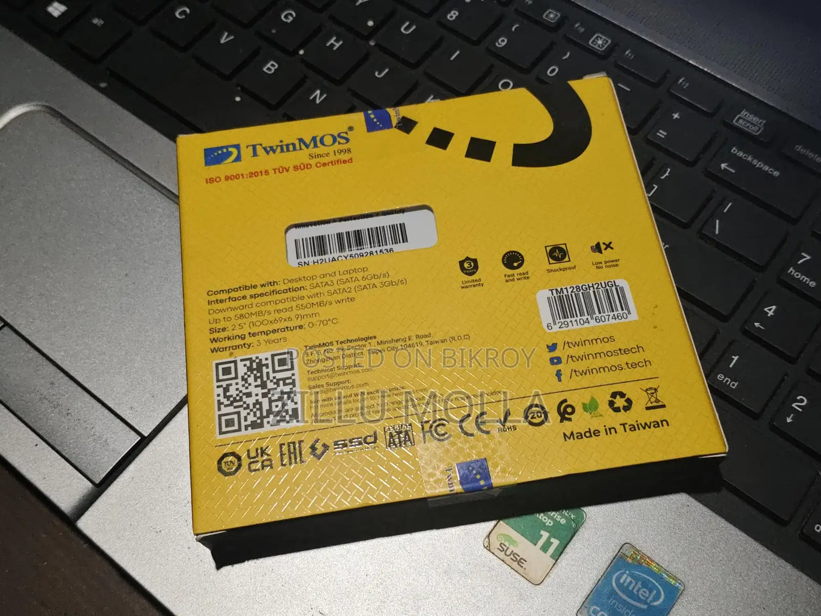 Twinmos H2 Ultra 128gb 2.5 Inch Sataiii Internal SSD