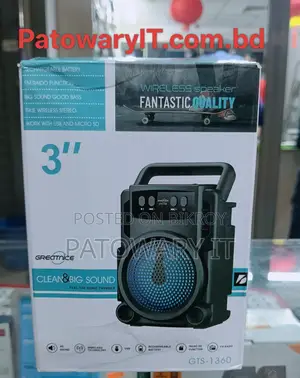 Rechargeable Bluetooth Speaker With color light GTS-1360/1361 wireless