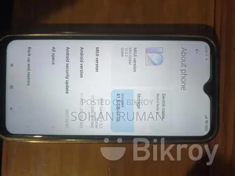 Xiaomi Redmi Note 8 original (Used)