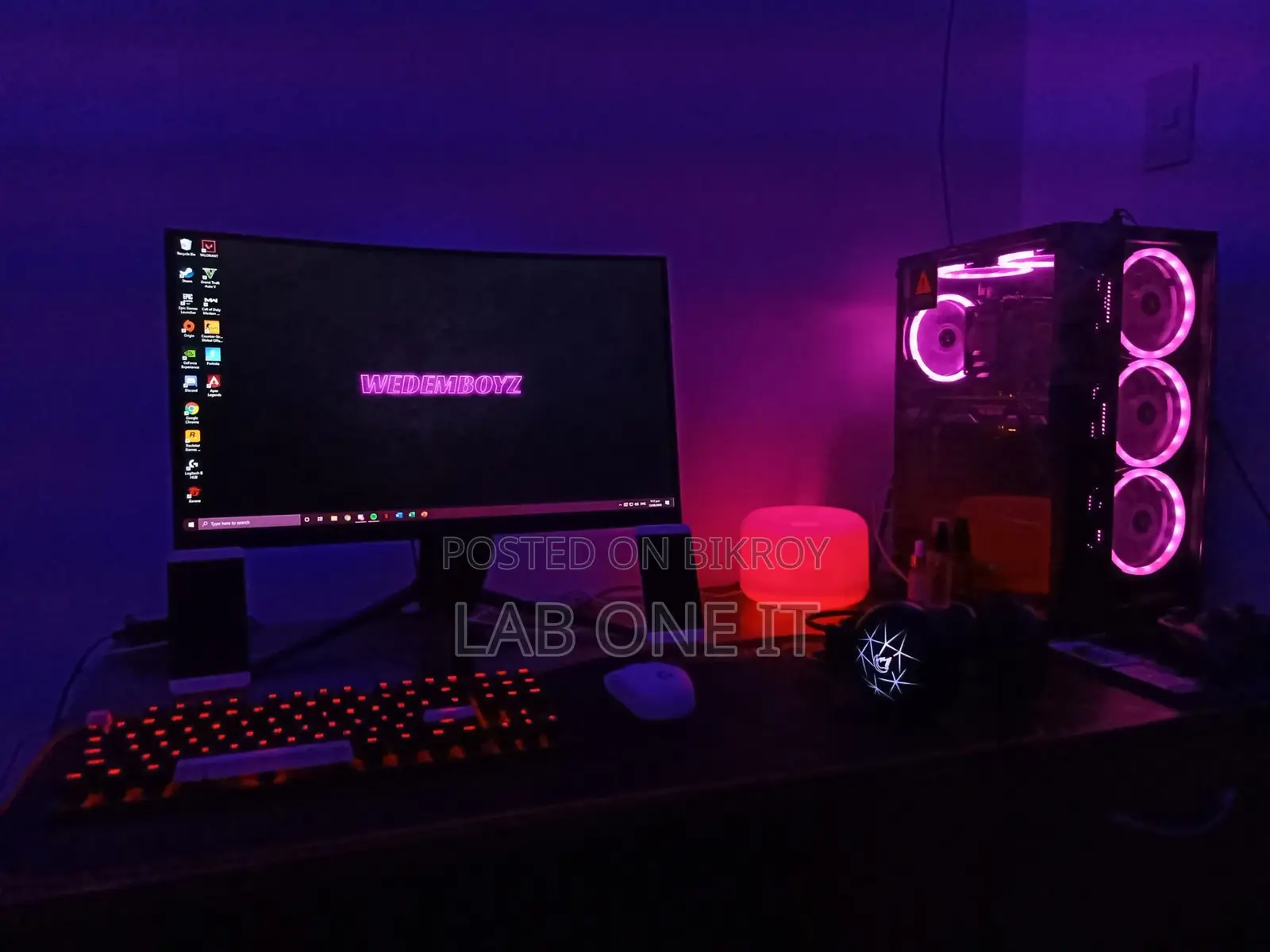 Gaming PC AMD RYZEN 5600G RAM 8GB SSD 256GB 🔥 19" LED 🔥