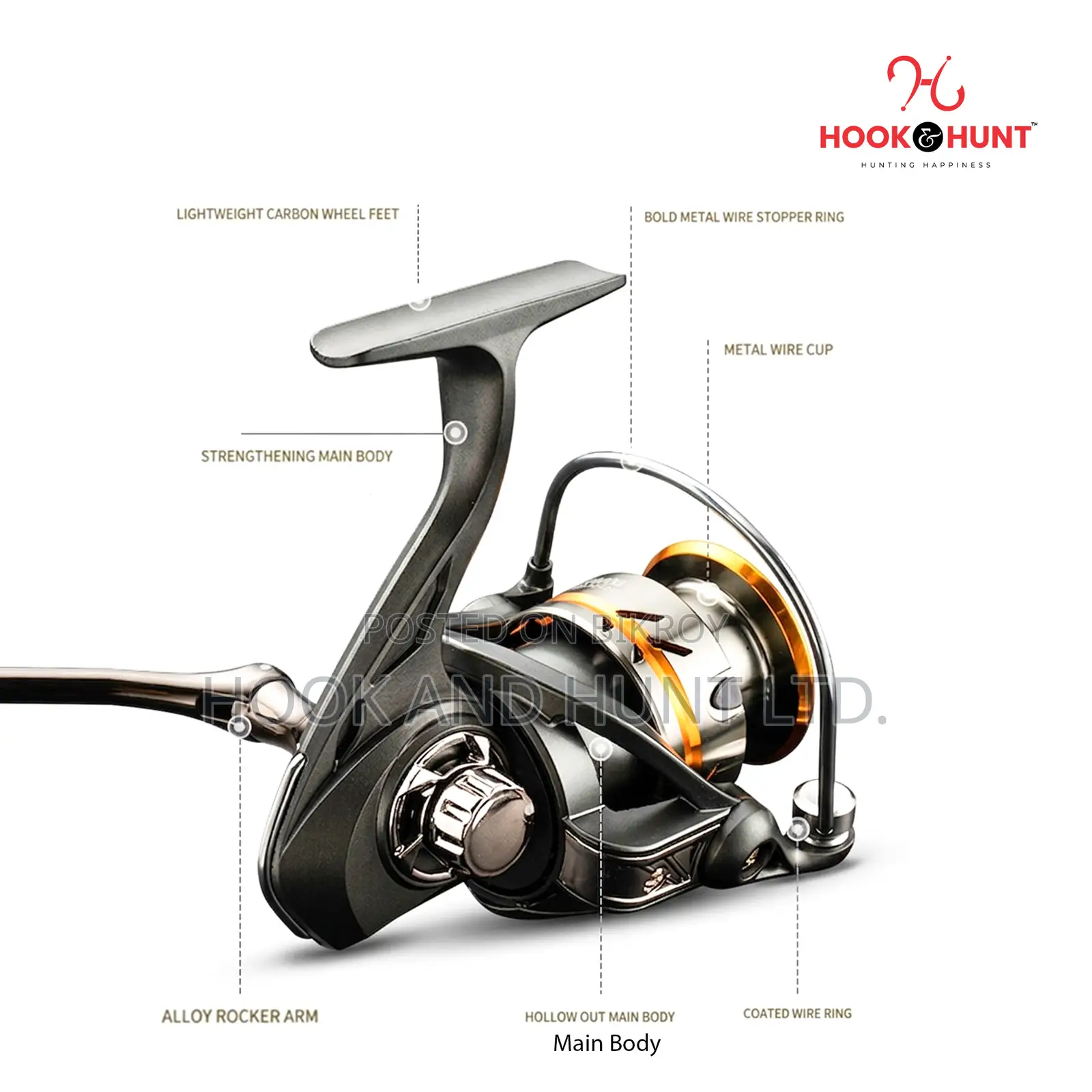 MX3 Axis Universal Spinning Reel 4000–6000 Long Cast