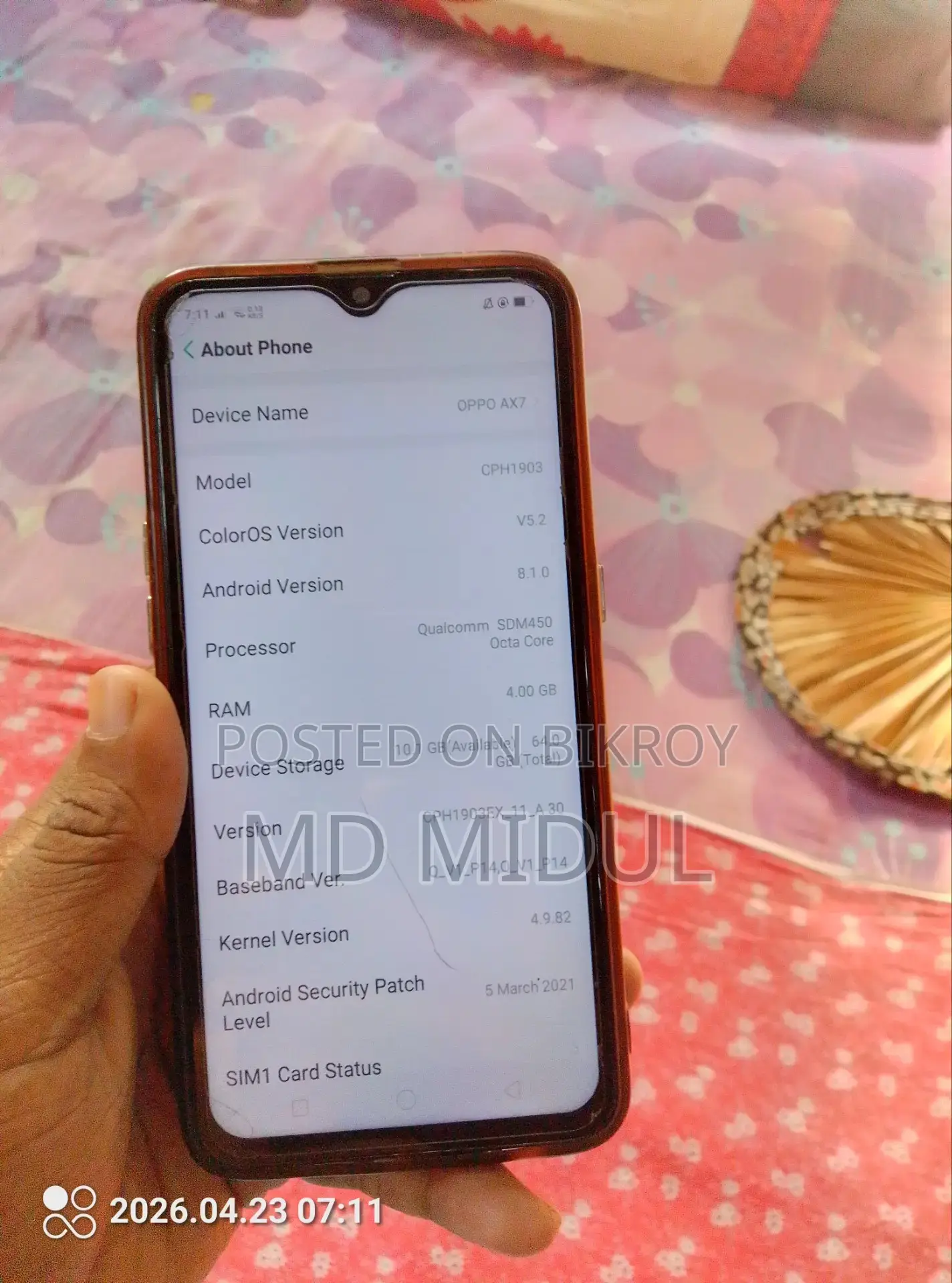 OPPO A7 (Used)