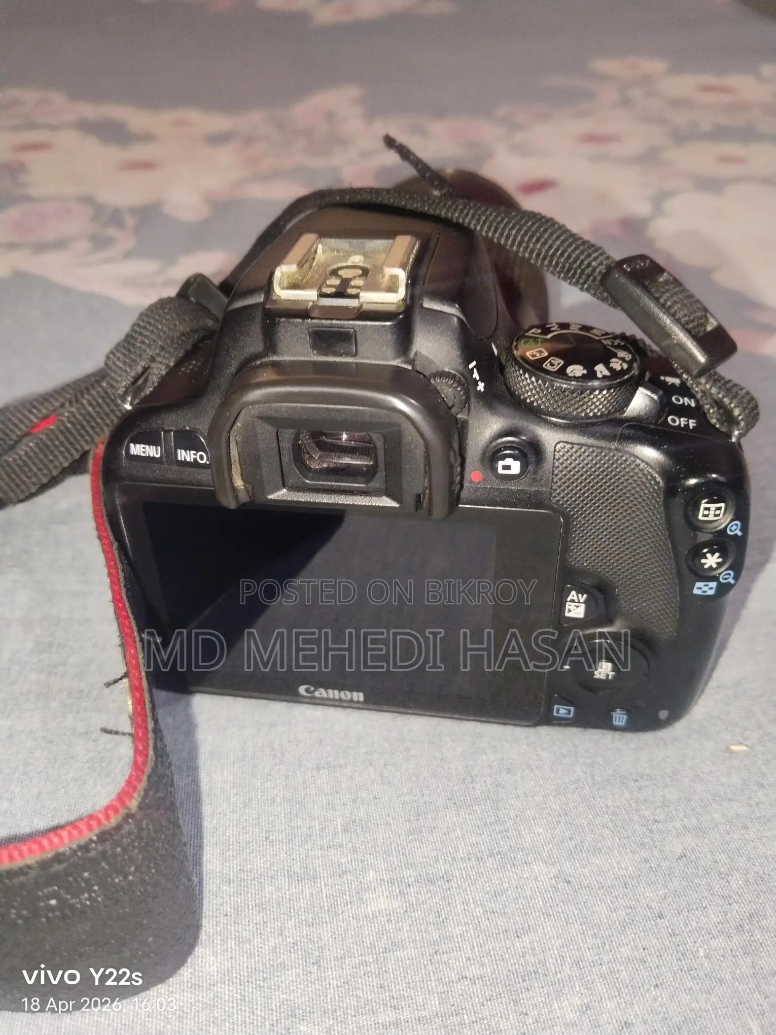 I want to sell the camera