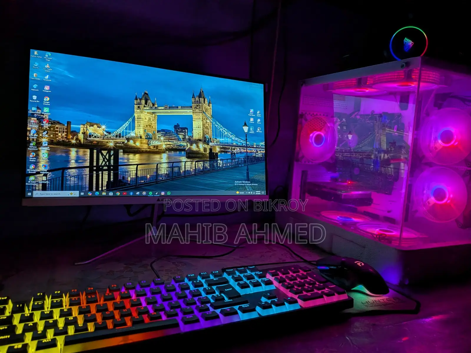 PC Processor Intel Core i7-4790 16GB RAM 256GB SSD 4GB Graphics
