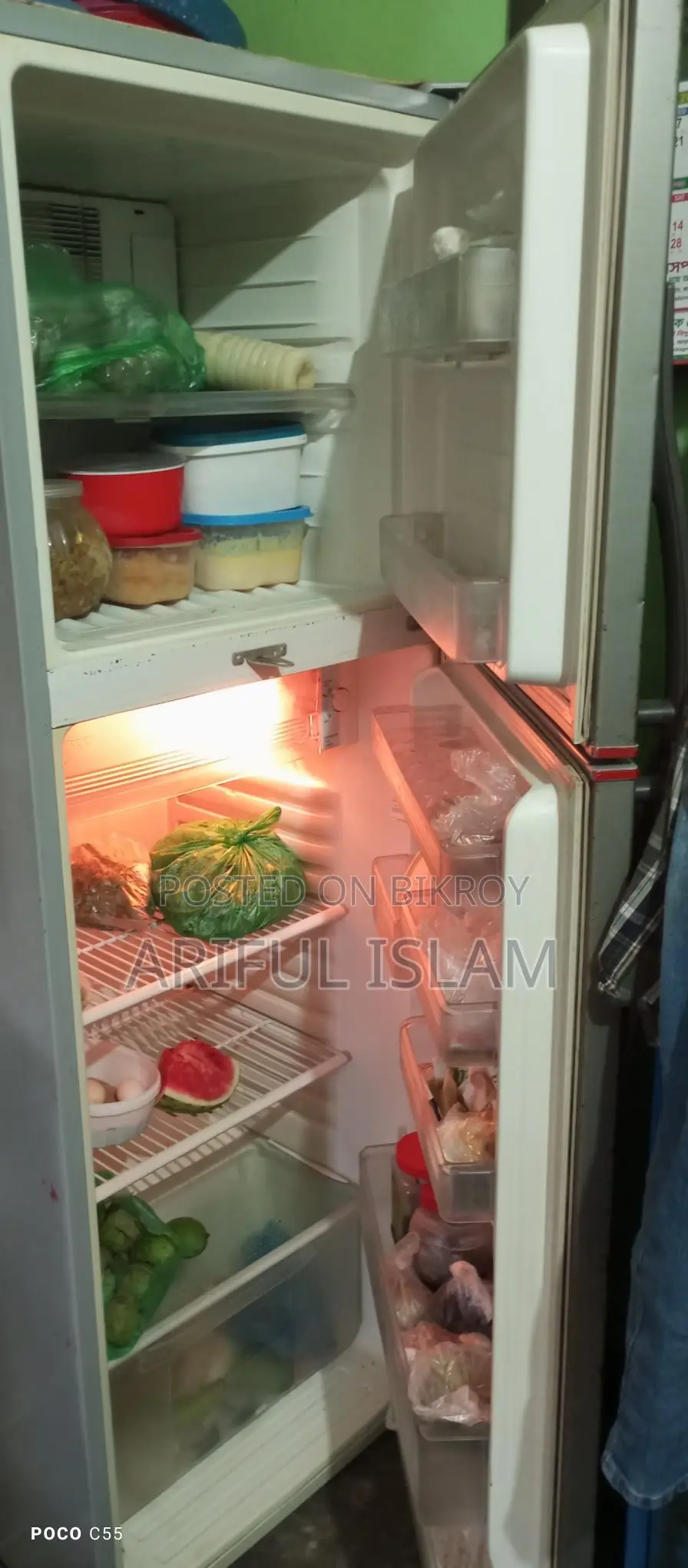 শার্প ব্রান্ডের খুব ভালো একটা নন ফ্রস্ট ফ্রিজ বিক্রি করা হবে