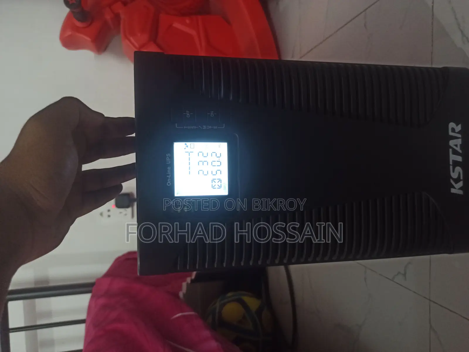 Kstar 3kva Online Ups (ব্যাটারি পরিবর্তন প্রয়োজন)
