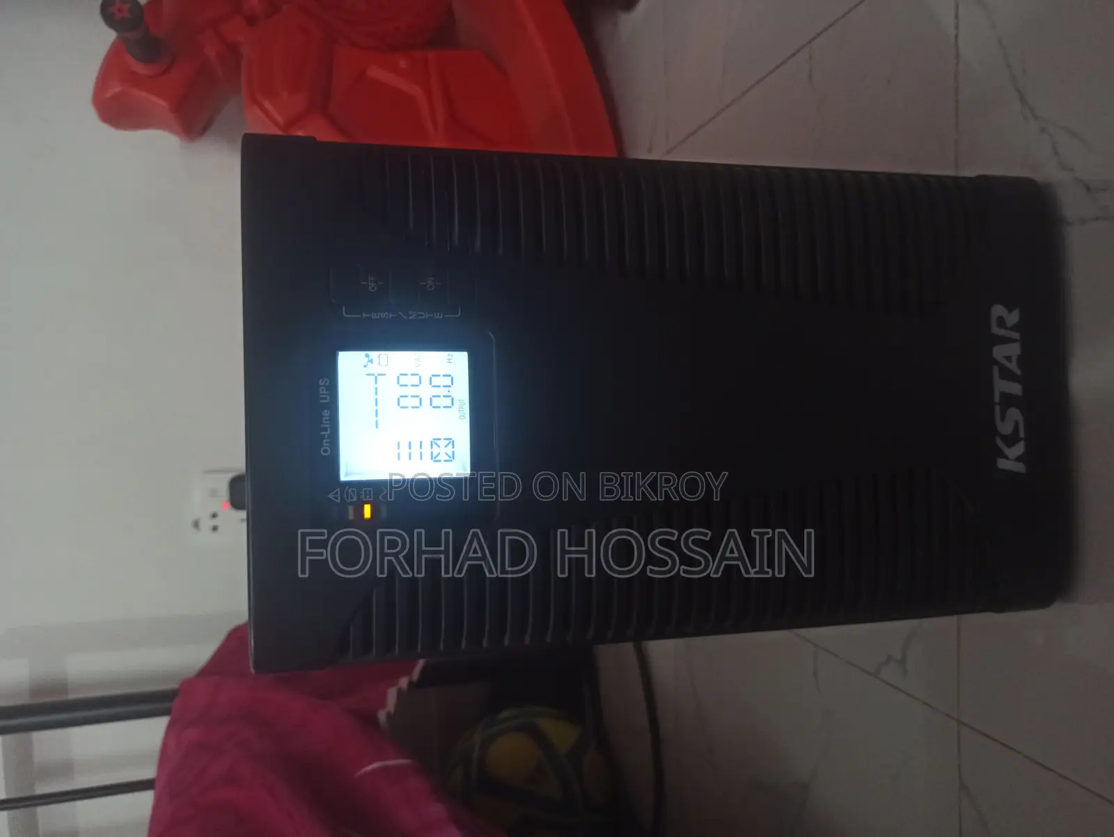 Kstar 3kva Online Ups (ব্যাটারি পরিবর্তন প্রয়োজন)