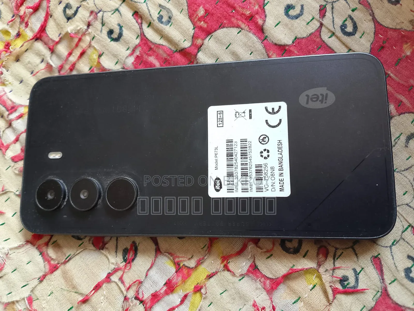 Itel P70 64 GB Black