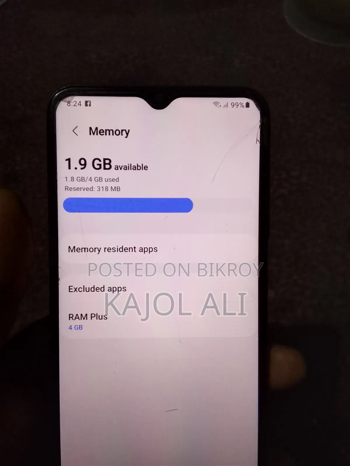 Samsung Galaxy A03s 64 GB Blue