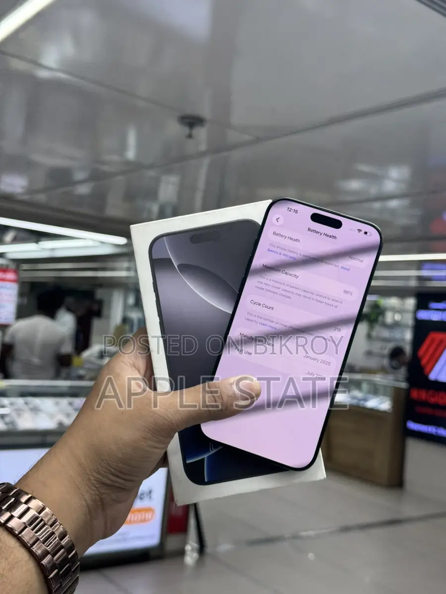 Apple iPhone 16 Pro Max Black Singapore (Used)