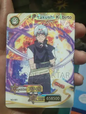Naruto Yakushi Kabuto Holographic Card