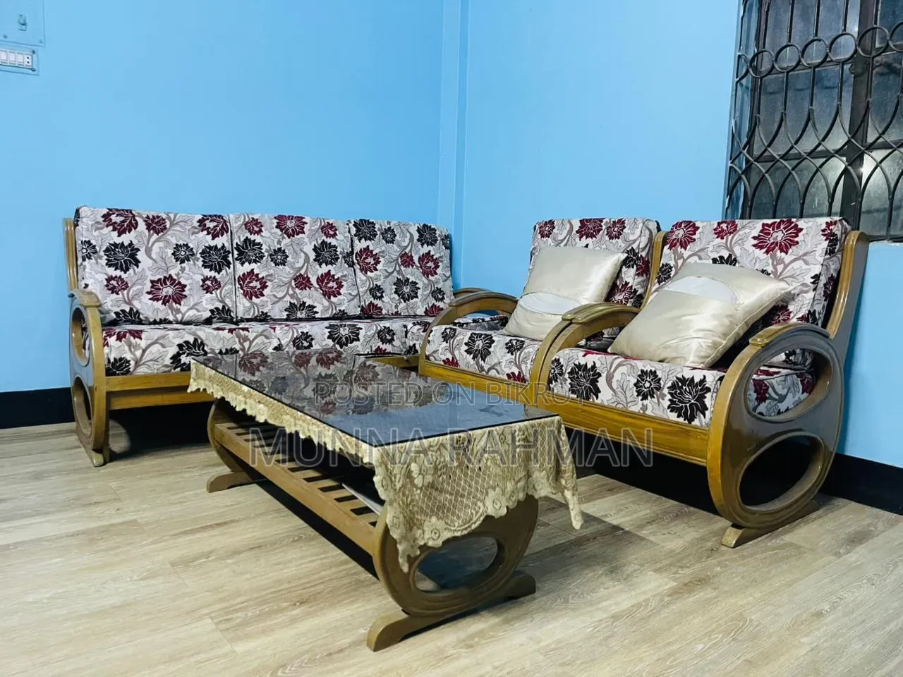 সেগুন কাঠের সোফা