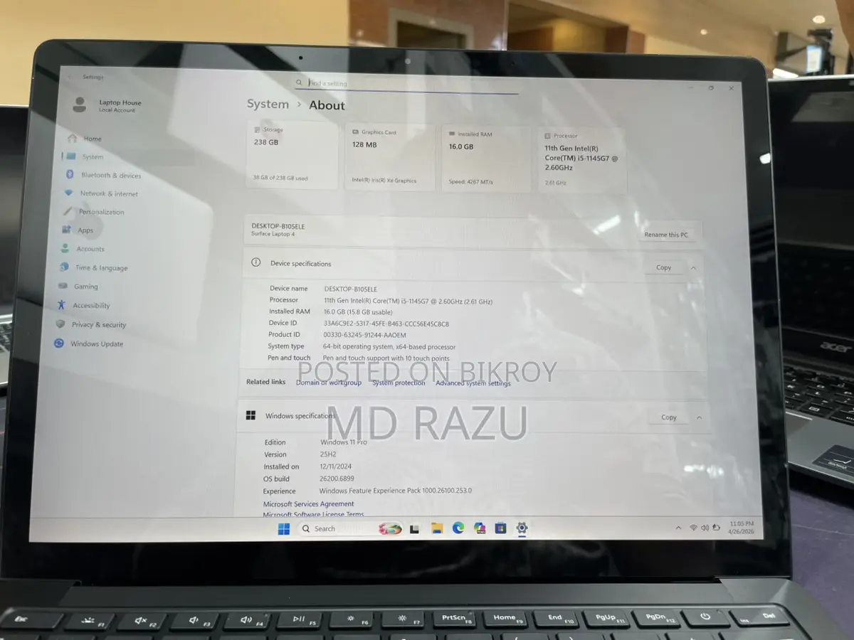 Surface Laptop 4