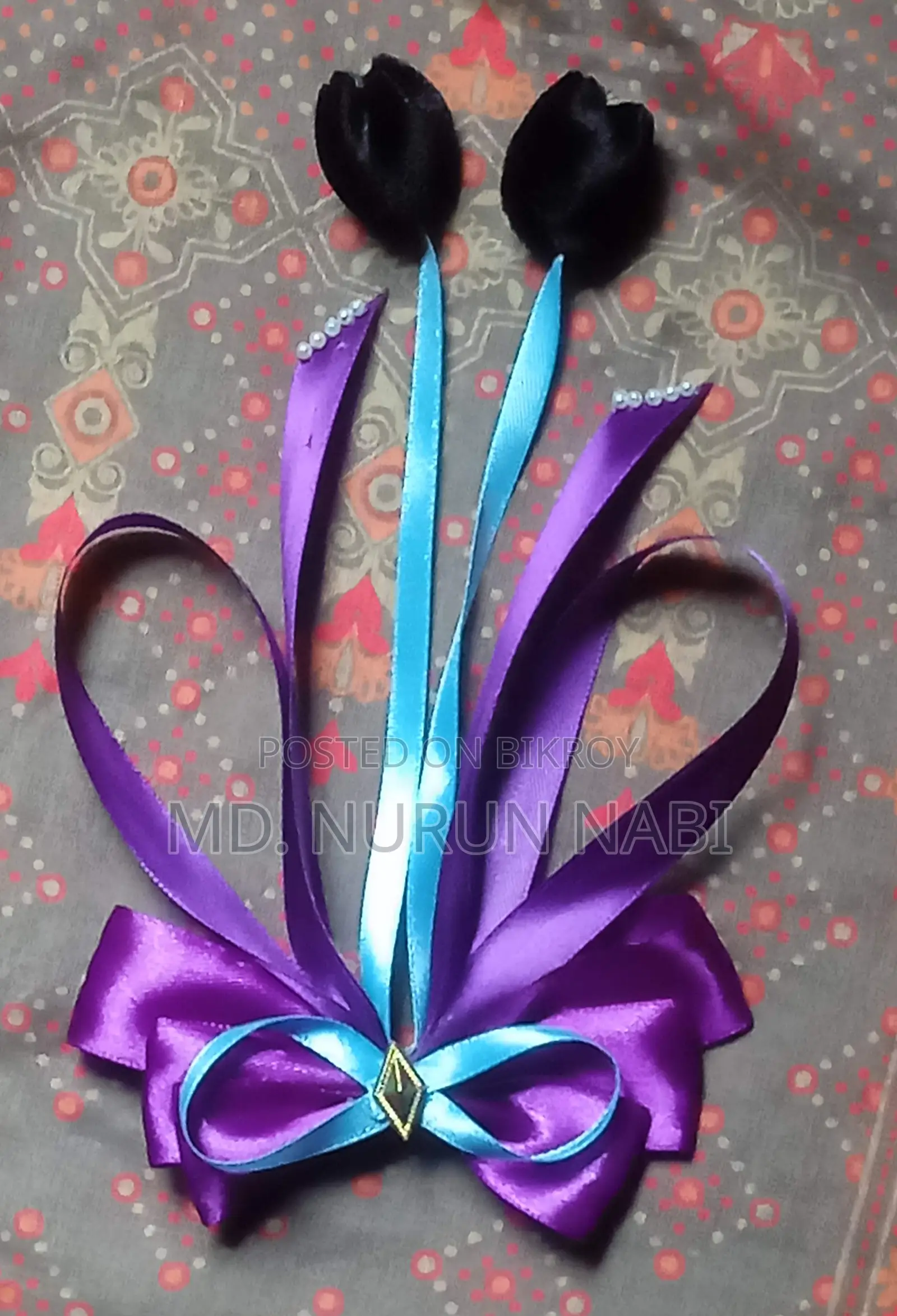 Wholesale Baby Ribbon Bow Hair Clips - 100 Tk (Chittagong)