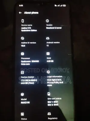 Realme C15 . (Used)