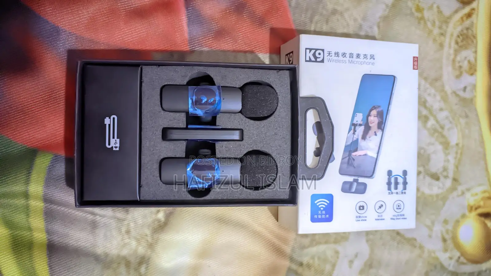 K9 Wireless Microphone (Dual Mic) – Brand New!