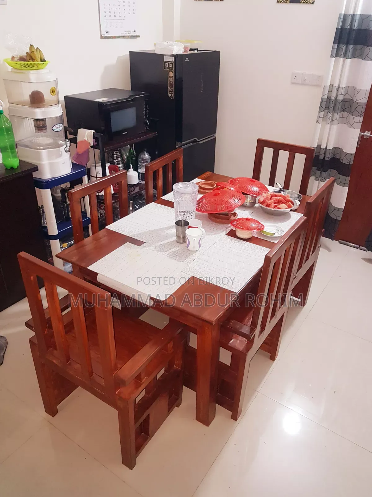Deshi Shari Neem Katther Dining Set