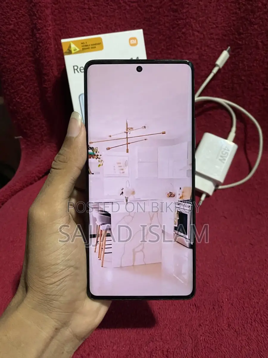 Xiaomi Redmi Note 14 pro 8/256 box charger (Used)