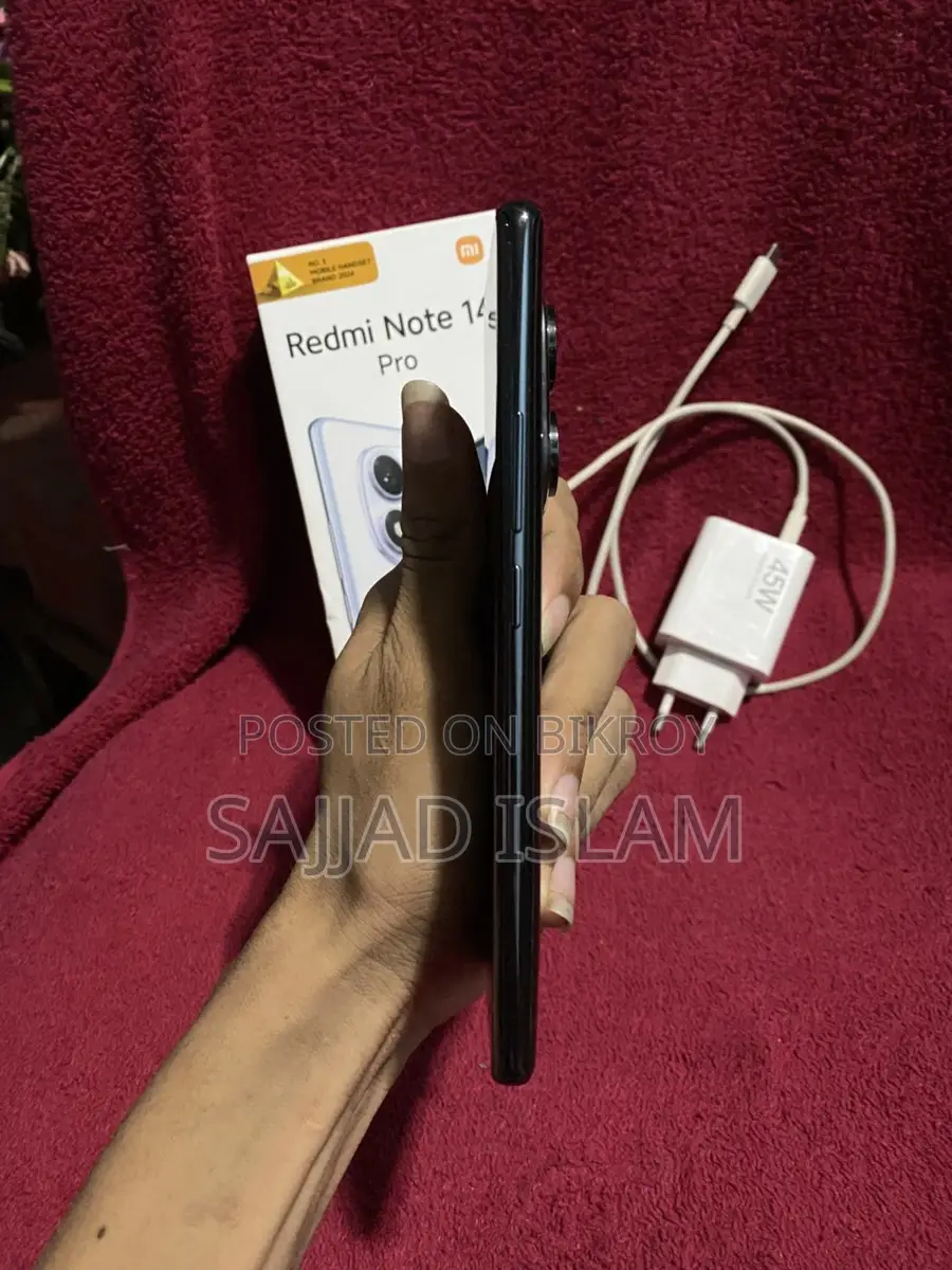 Xiaomi Redmi Note 14 pro 8/256 box charger (Used)