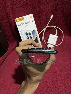 Xiaomi Redmi Note 14 pro 8/256 box charger (Used)
