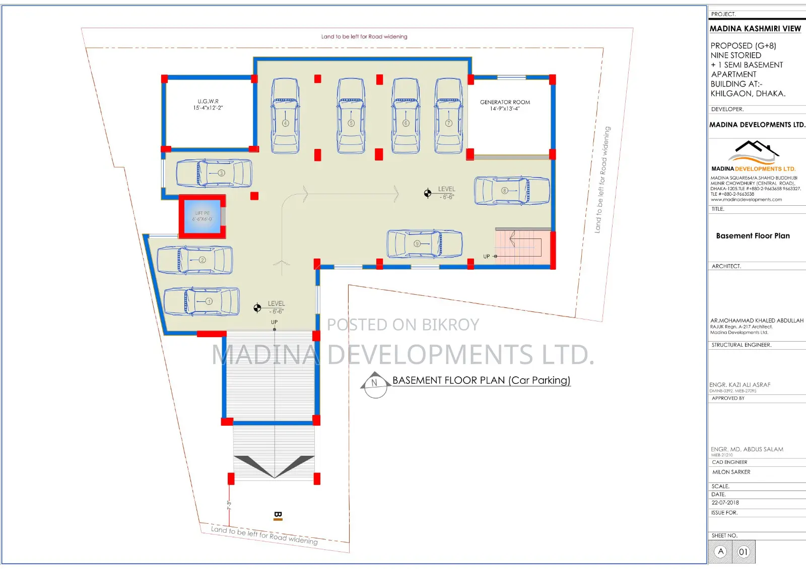1160 sft Ready Flat at Malibag