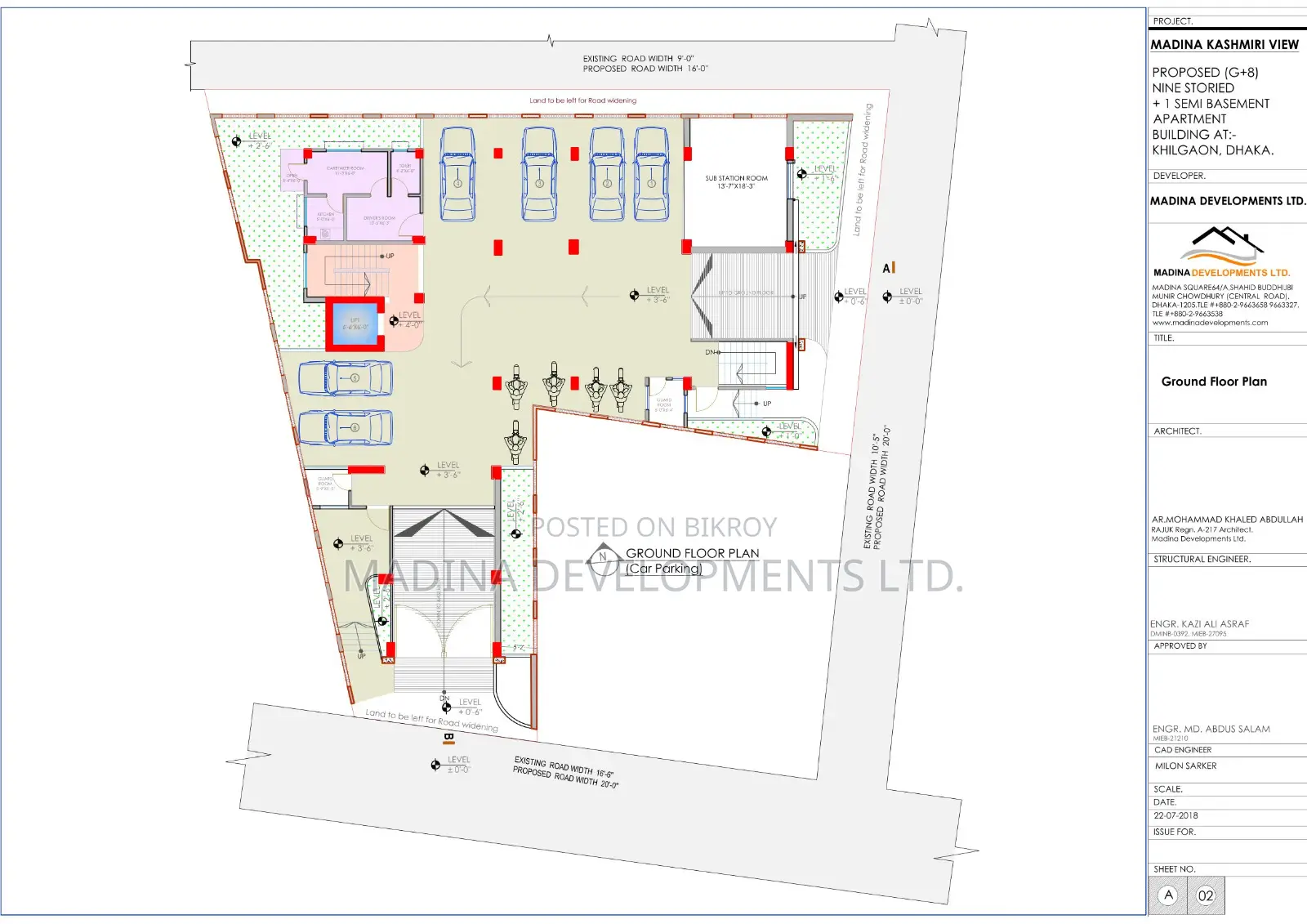 1160 sft Ready Flat at Malibag