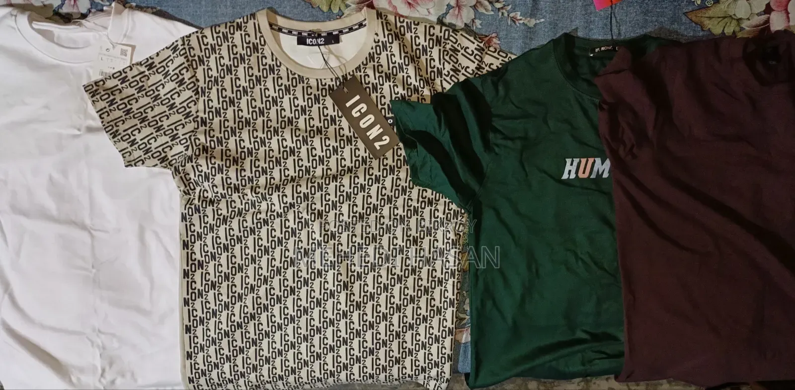 Drop Shoulder Size L T-Shirt Size M Total 4 Pc