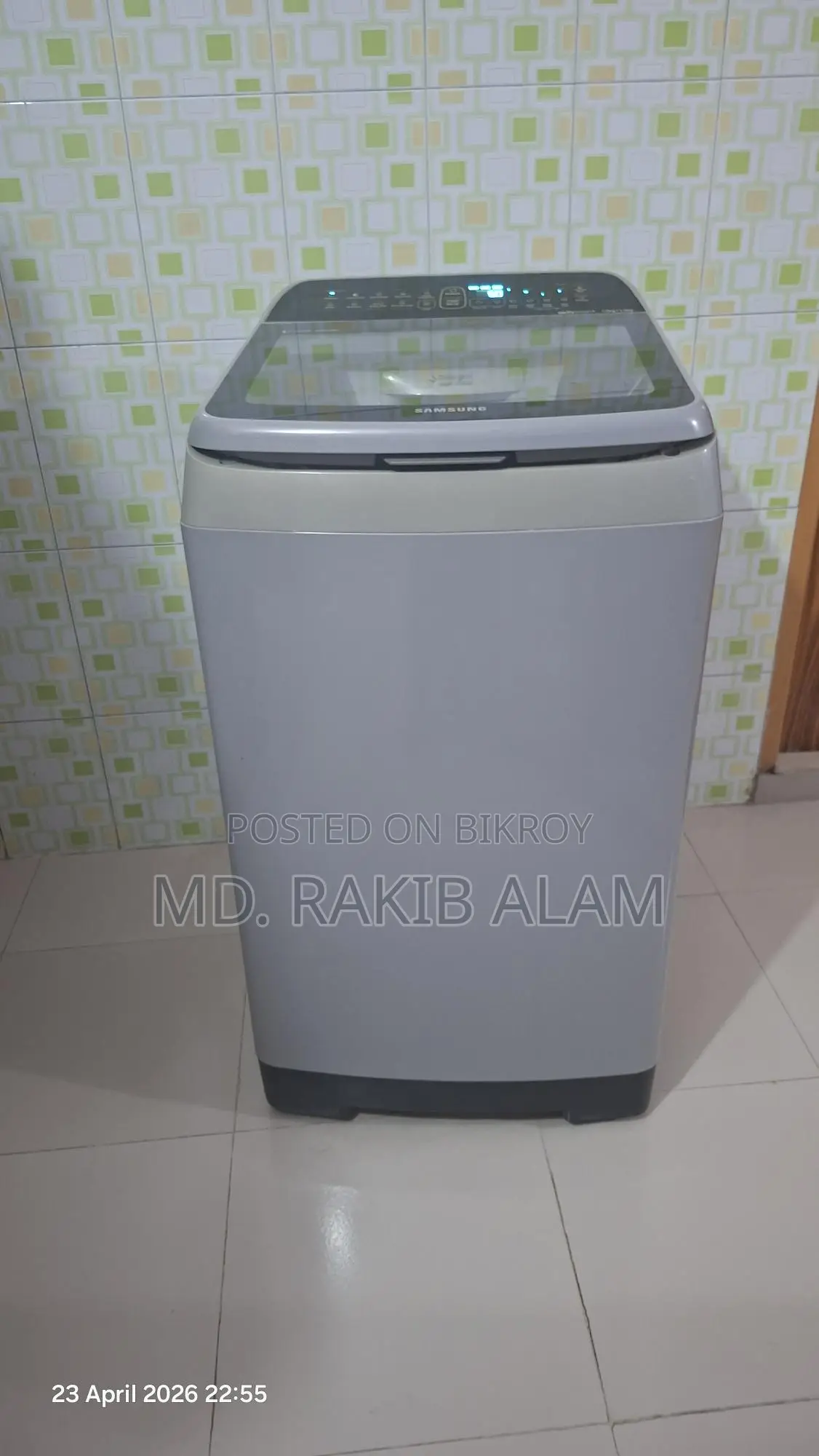 Samsung 7kg Top Load Inverter Washing Machine