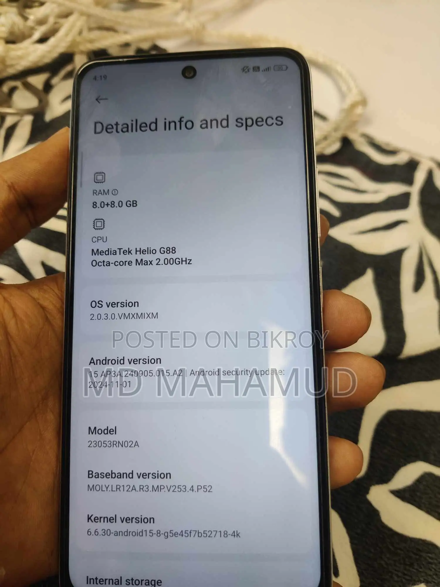 New Xiaomi Redmi Note 12 256 GB Gray