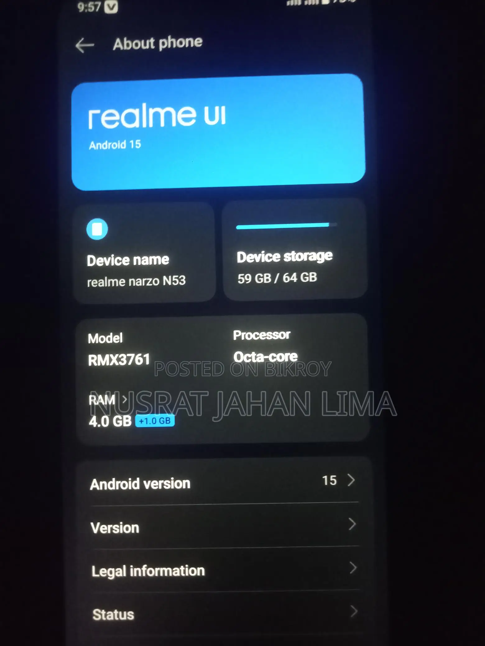 Realme Narzo N53 (Used)