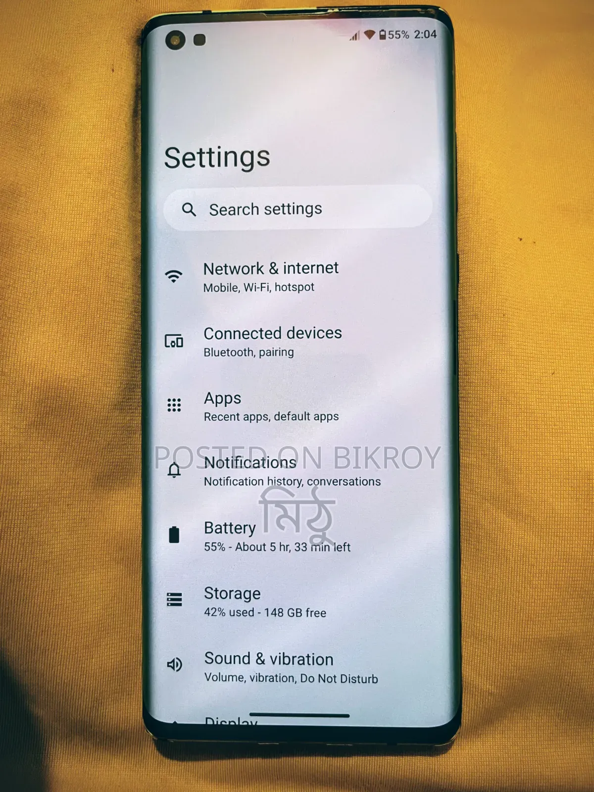 Motorola Edge Plus 256 GB Black