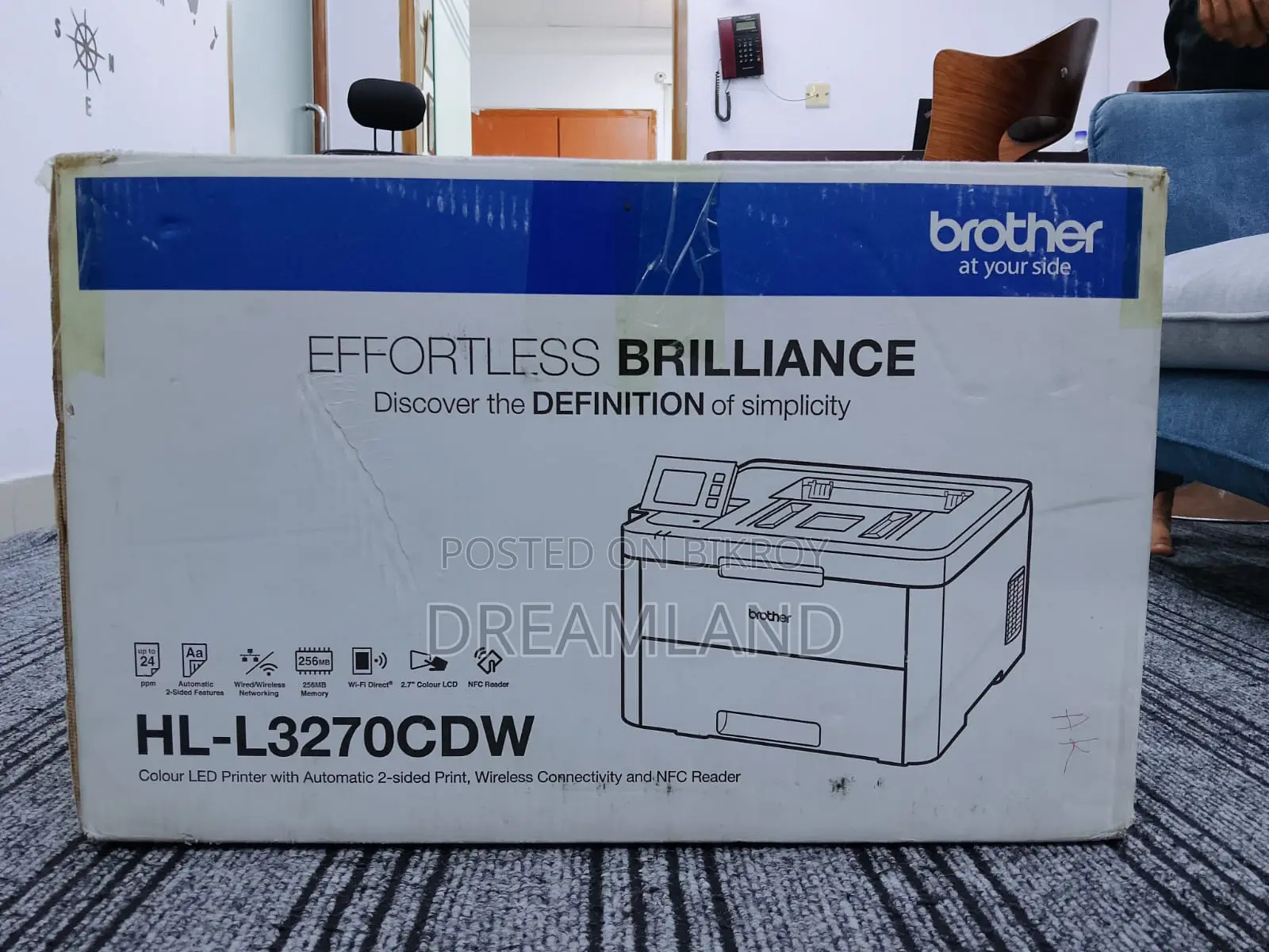 Brother HL-L3270CDW Color Laser Printer – Excellent Condition