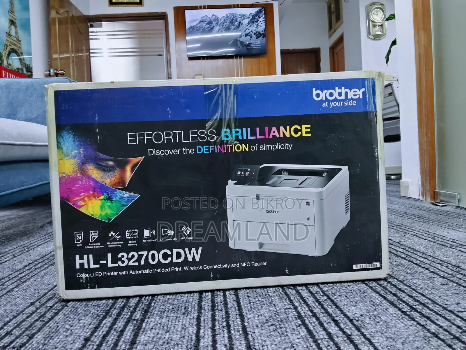 Brother HL-L3270CDW Color Laser Printer – Excellent Condition