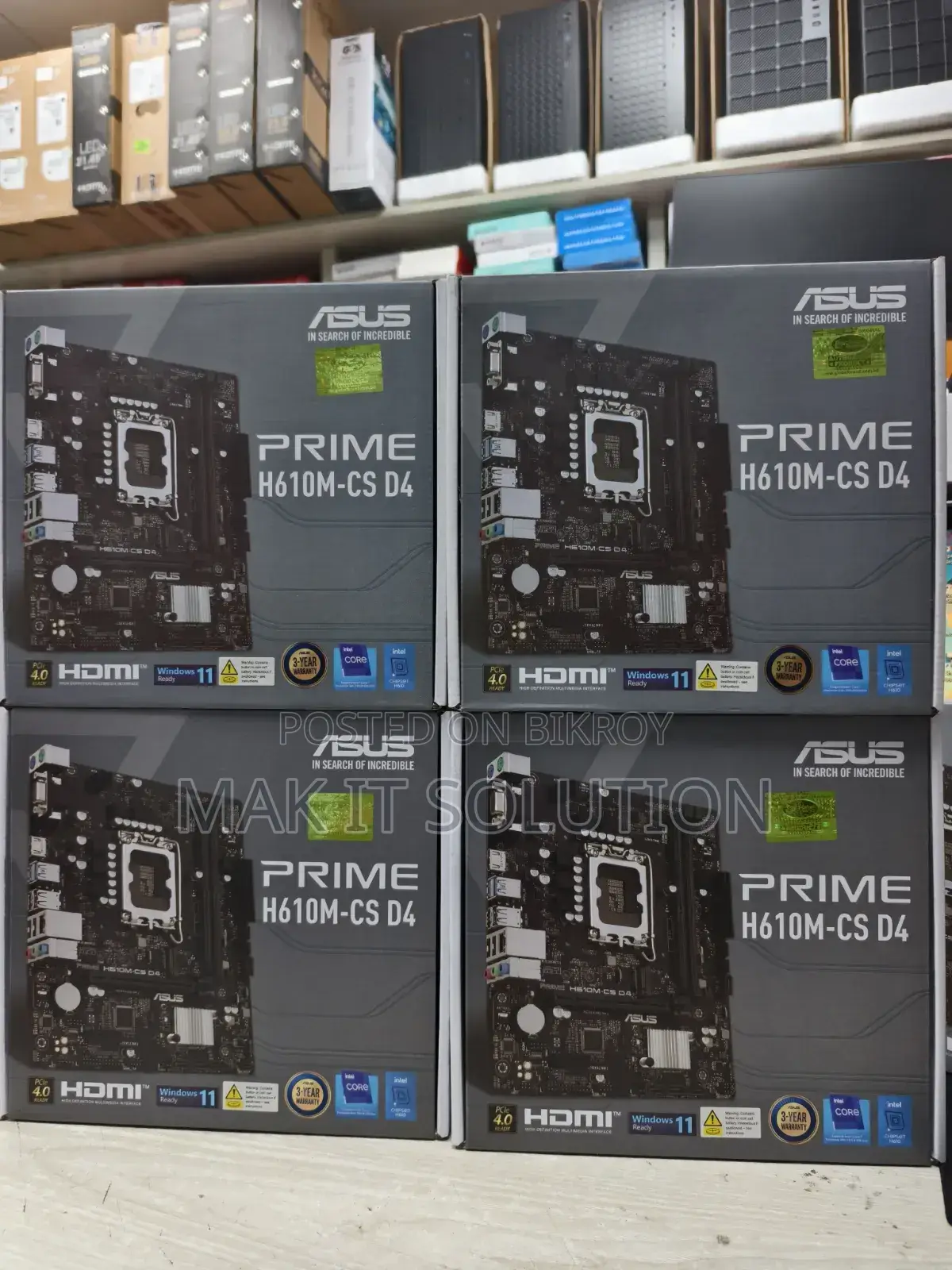 Asus Prime H610m-Cs D4 Matx Motherboard