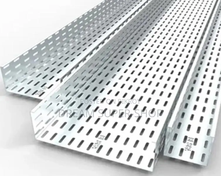 Perforated Cable Tray – Heavy Duty Galvanized Steel with Accessories