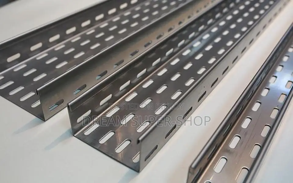 Perforated Cable Tray – Heavy Duty Galvanized Steel with Accessories