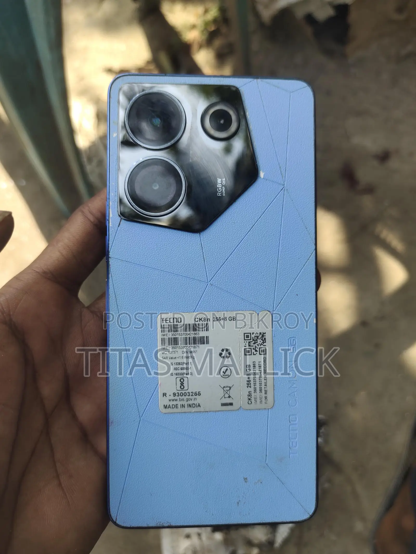 Tecno Camon 20 Pro 8/256 (Used)