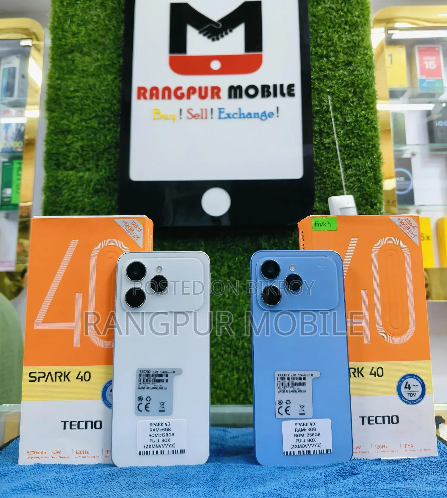 Tecno Spark 40 Amazing Offer (Used)