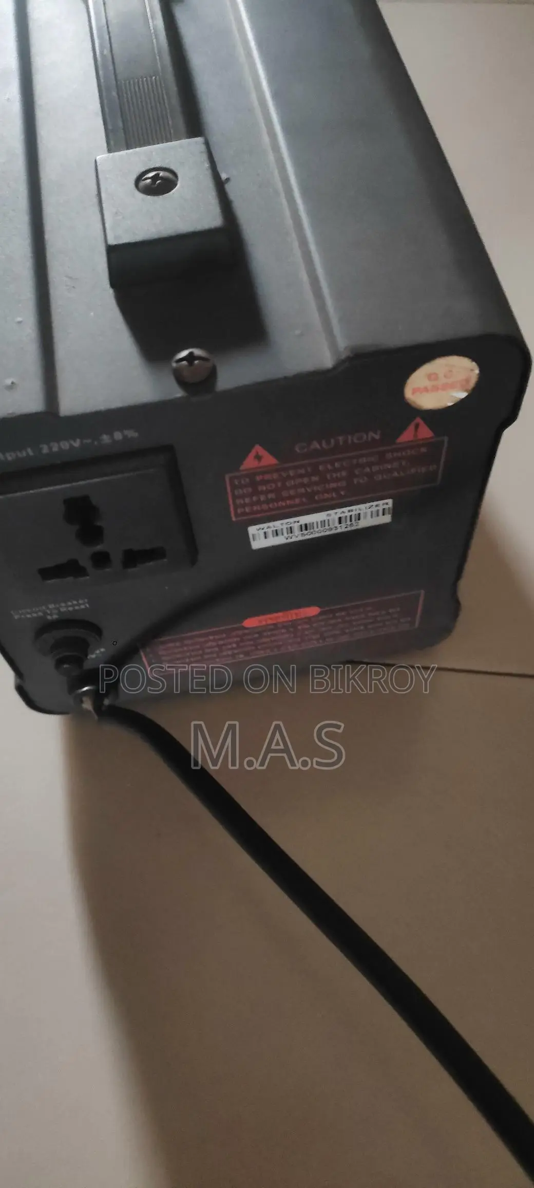 Walton Voltage Stabilizer 1000VA