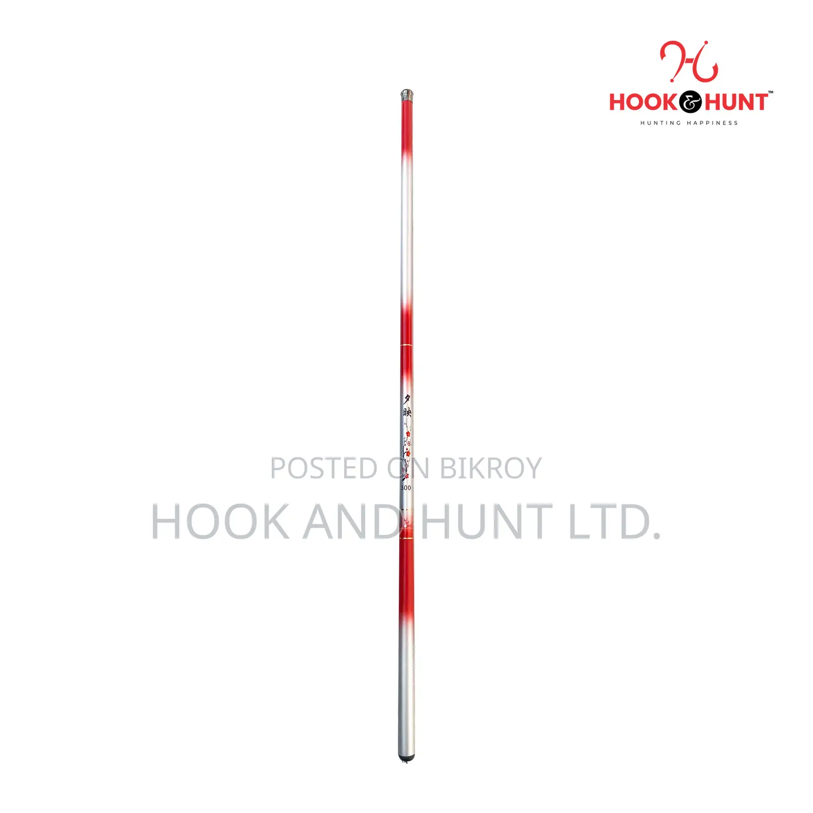 Red Carbon Stream Rod 300–450cm Ultra Light Soft