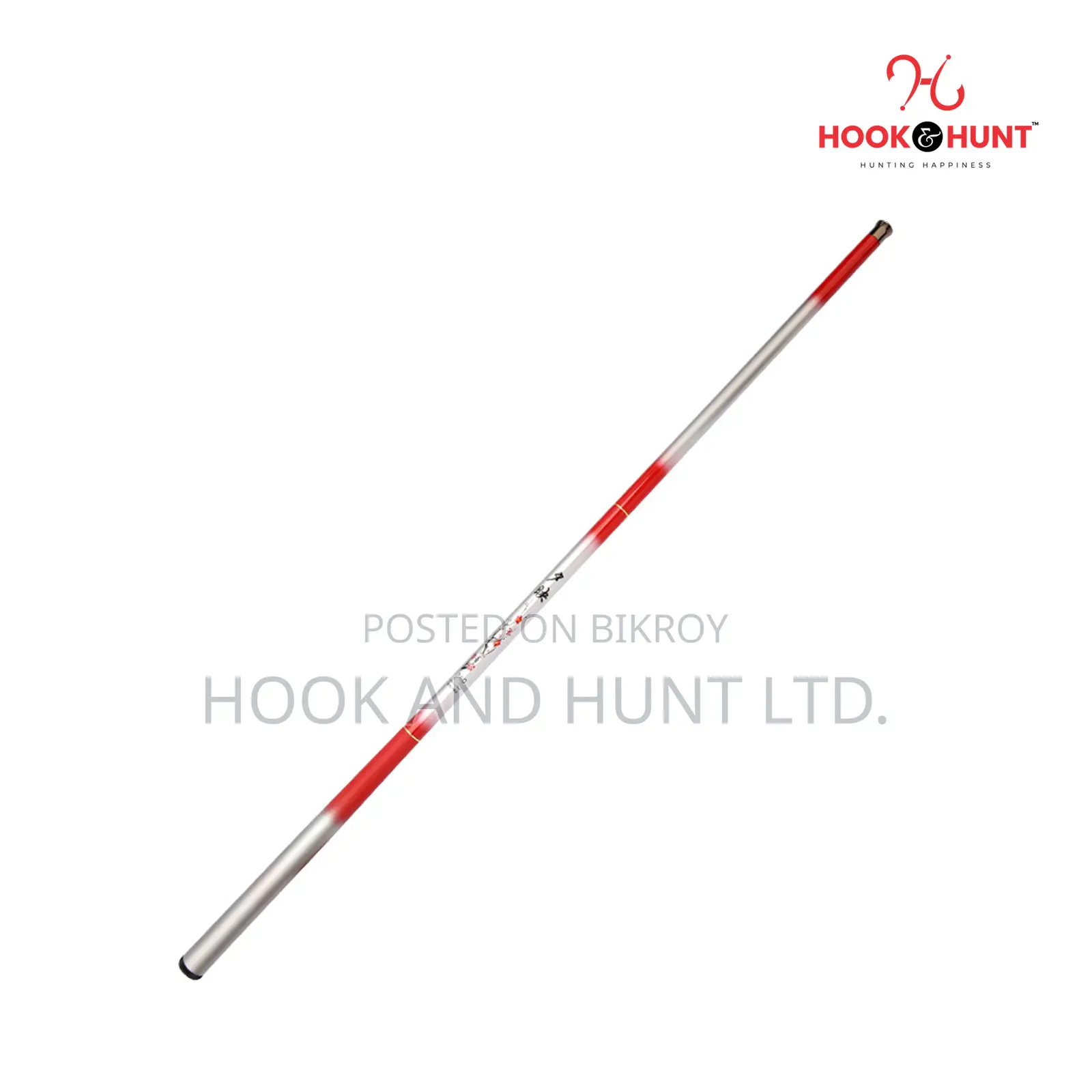 Red Carbon Stream Rod 300–450cm Ultra Light Soft