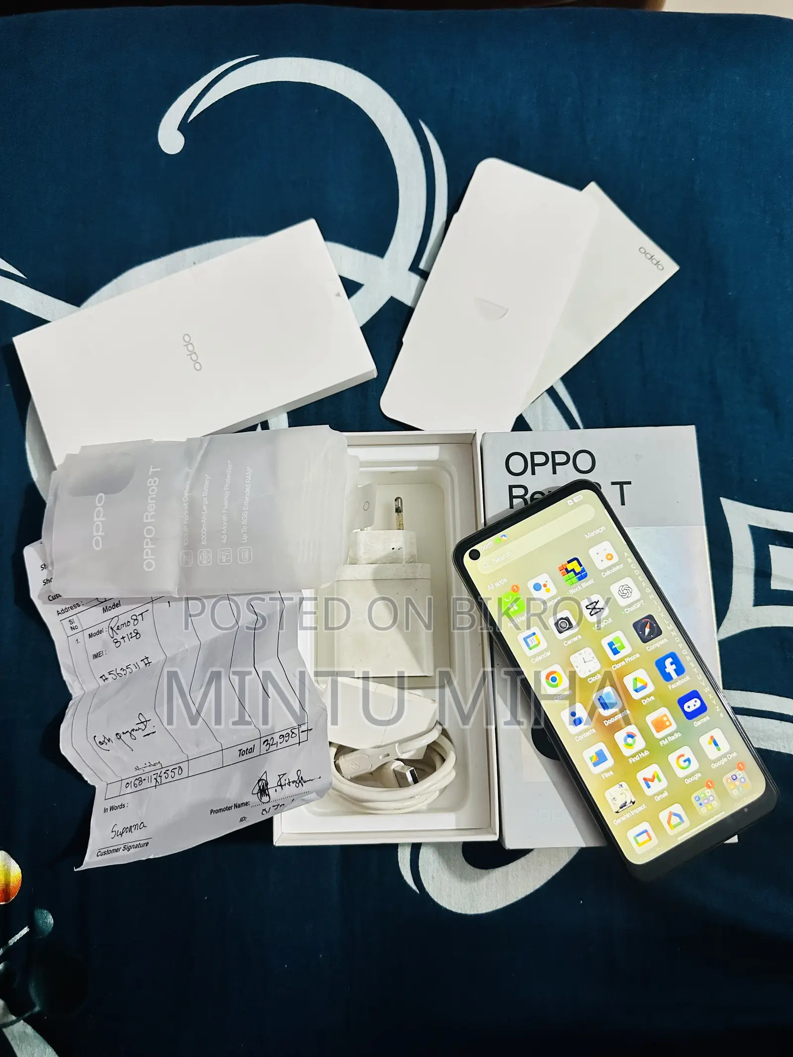 Oppo Reno 8T 128 GB Yellow