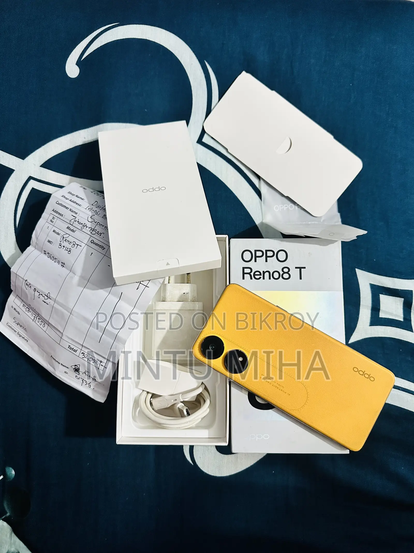 Oppo Reno 8T 128 GB Yellow