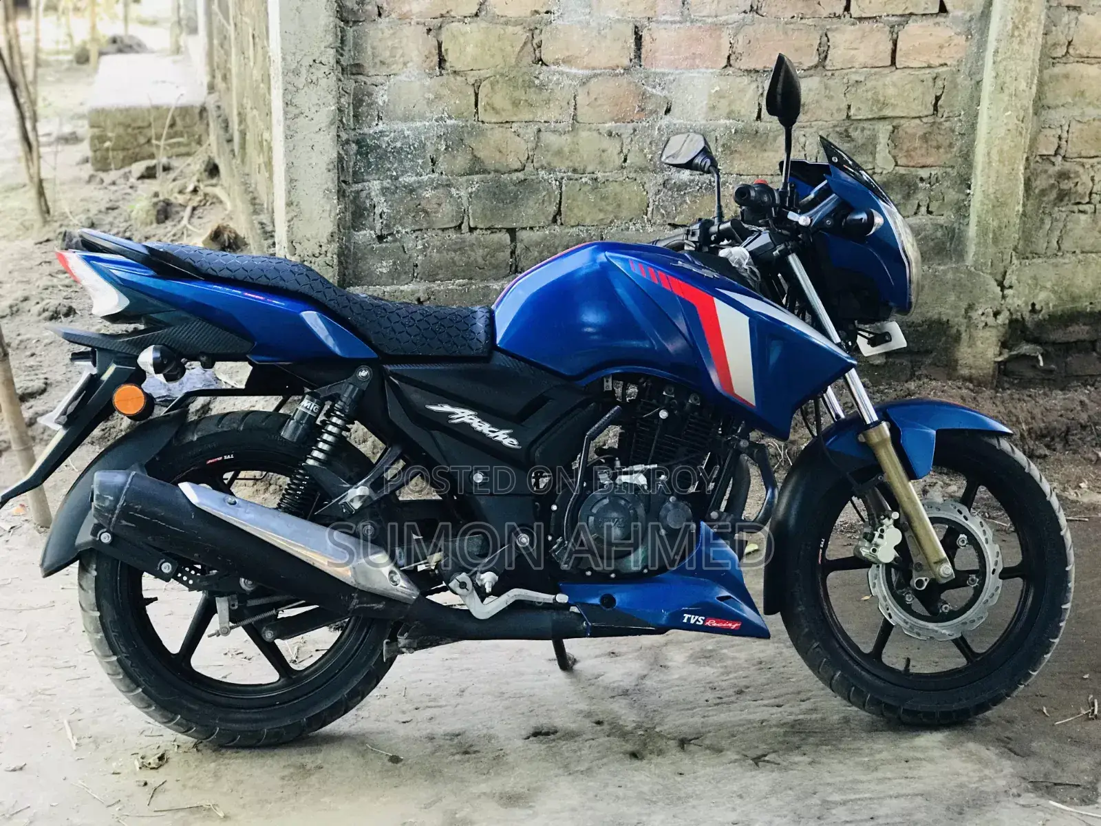 TVS Apache RTR 160 2V 2023 Blue
