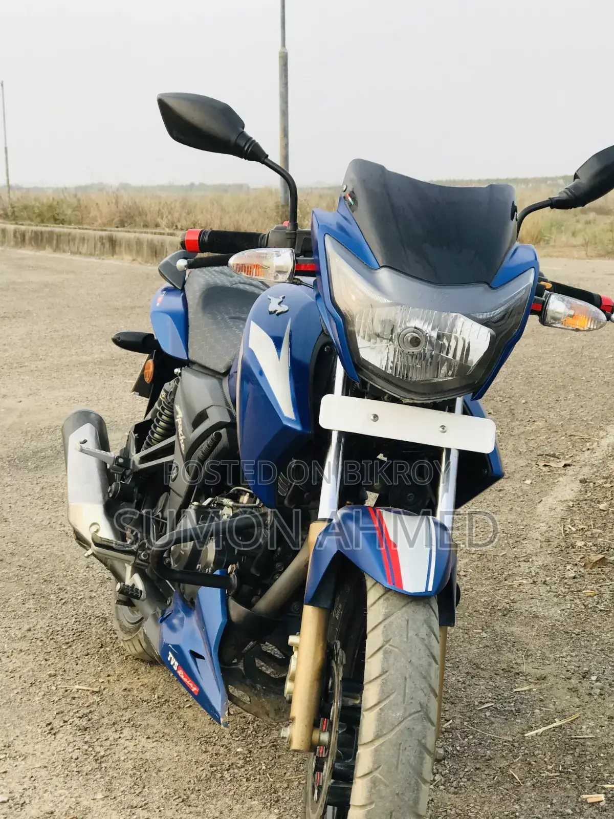 TVS Apache RTR 160 2V 2023 Blue