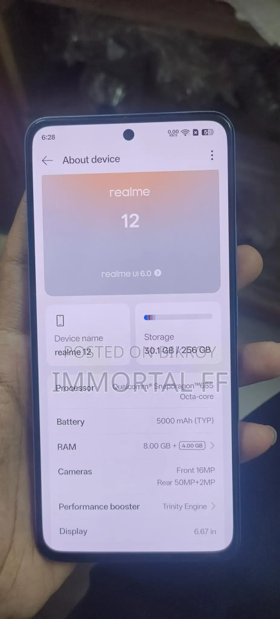 Realme 12 256 GB Blue
