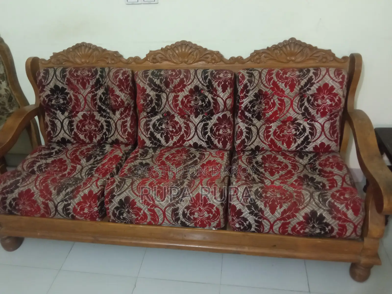 Royal Sofa Set Made from Original Teak Root Wood